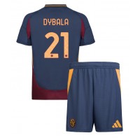 Dětský fotbalový dres AS Roma Paulo Dybala #21 2024-25 Třetí Krátký Rukáv (+ trenýrky)